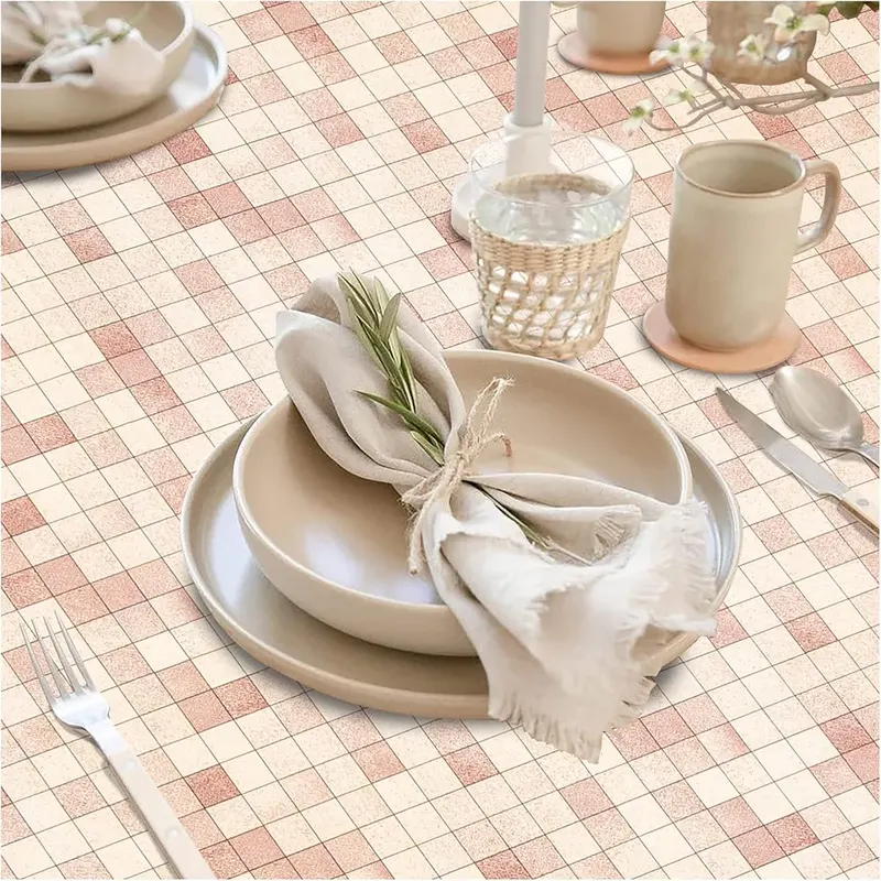 FIFTY FEET 70X52 Inch Rectangle Tablecloth – Elegant Style - To meet the diverse needs