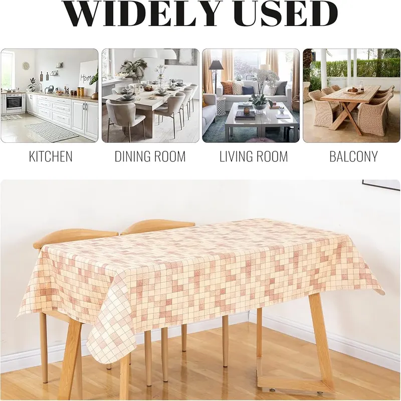FIFTY FEET 70X52 Inch Rectangle Tablecloth – product photo 7 of 9