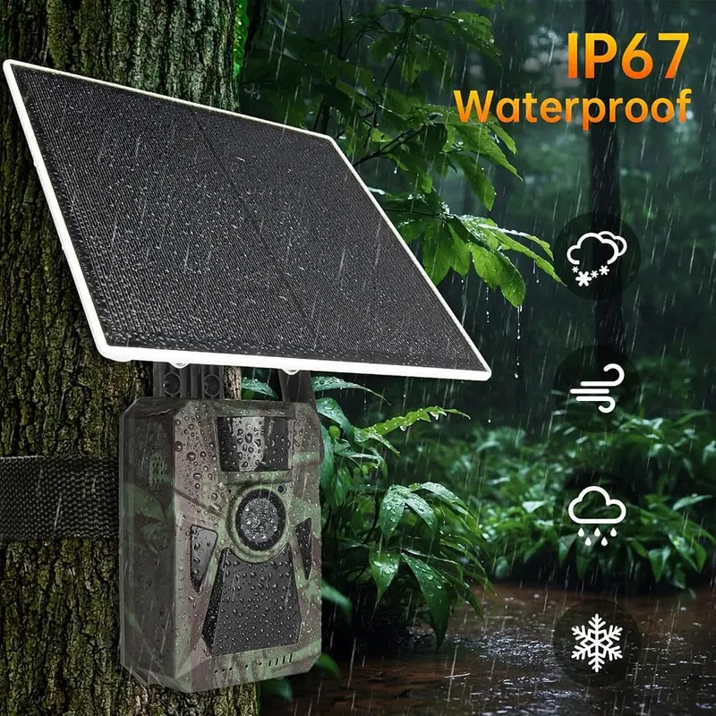 FKPCAM Solar 4G Cellular Trail Camera –4K – 4K 48MP camera rating
