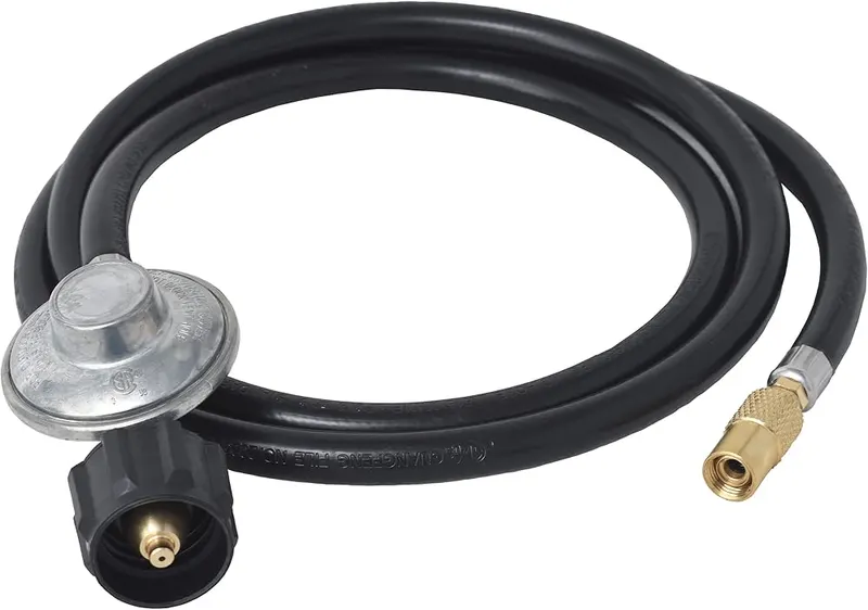 Flame King 6-FT Propane Adapter Hose & Regulator