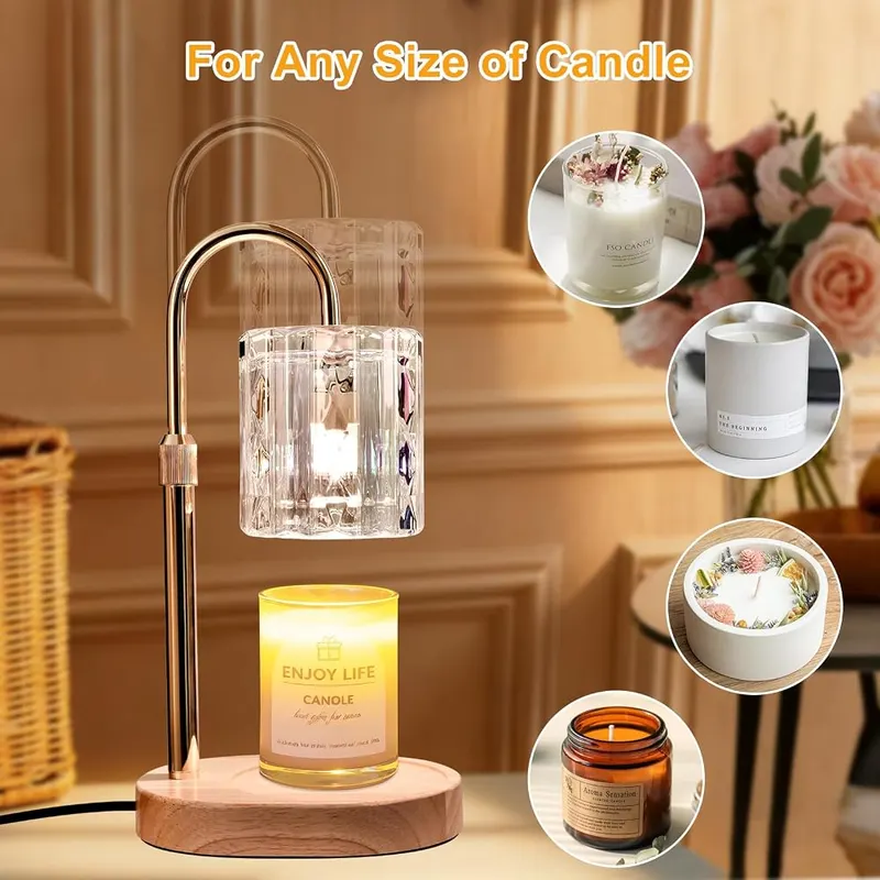 Flyzenvibe Candle Warmer Lamp – 2, 4 and 8 hour timer