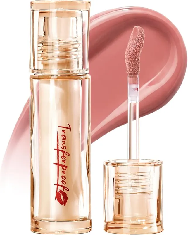 FOCALLURE Plumping Lip Gloss in NU05 Peony Nude