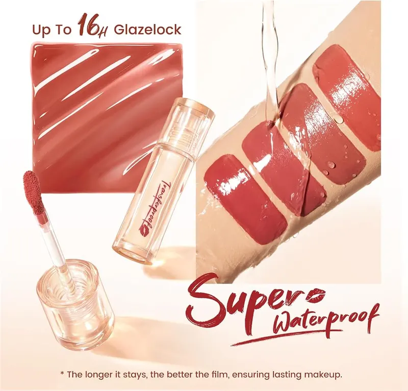 FOCALLURE Plumping Lip Gloss – High-shine glazed finish