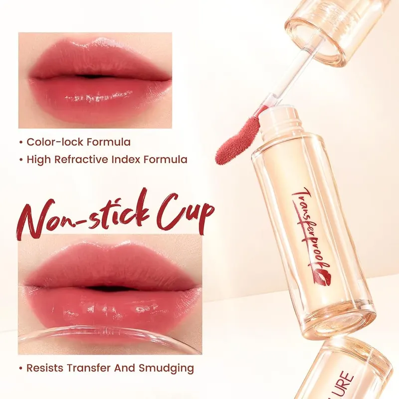 FOCALLURE Plumping Lip Gloss – Lightweight, non-sticky feel