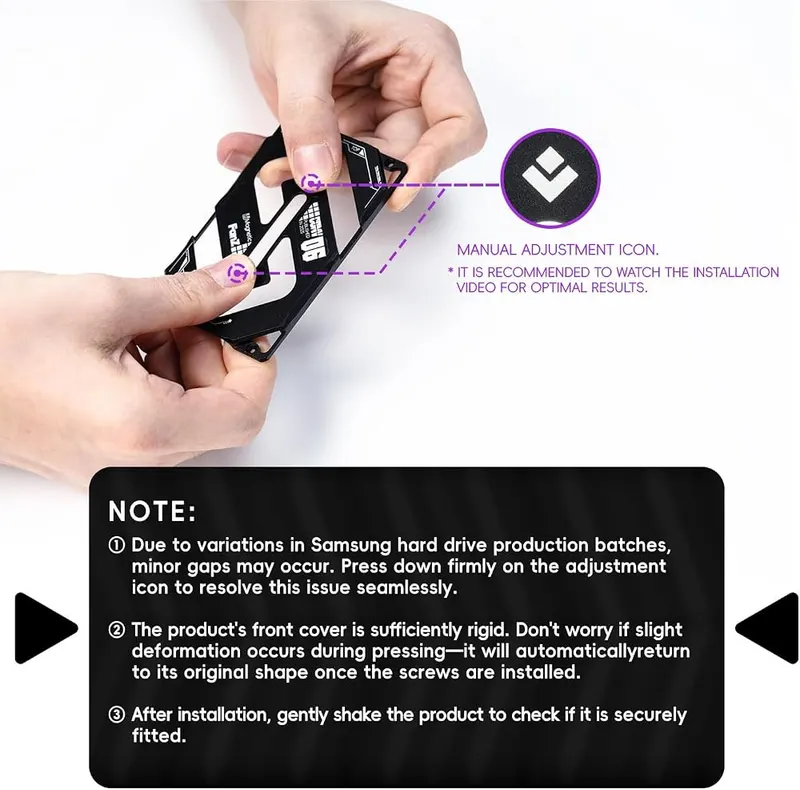 FOMOZER Magnetic Aluminum Expansion Case – Effective heat dissipation for safety