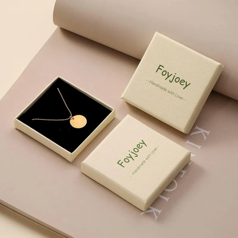 foyjoey Gold Tiny Initial Necklace – product photo 7 of 7