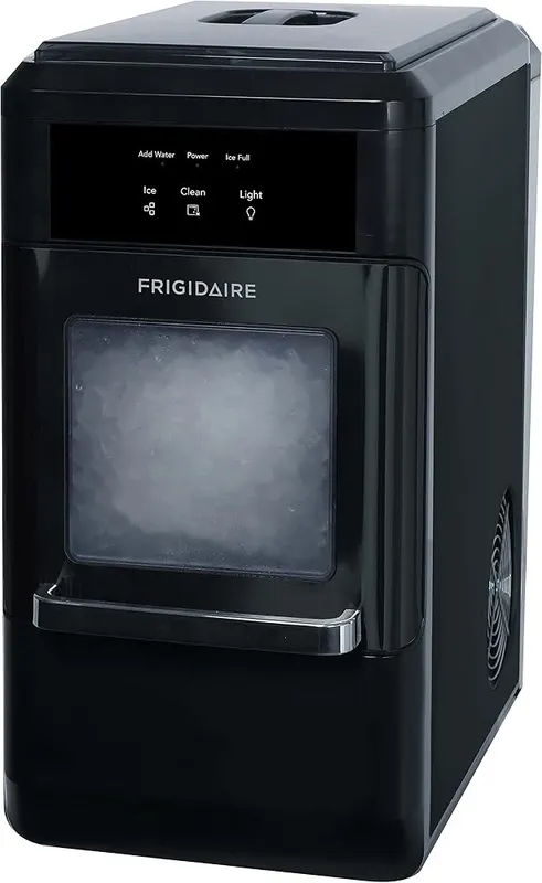 Frigidaire EFIC237 Countertop Crunchy Chewable Nugget Ice in BLACK STAINLESS