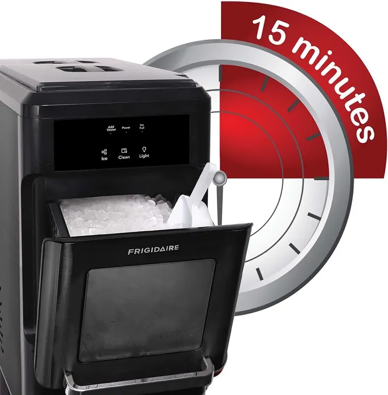 Frigidaire EFIC237 Countertop Crunchy Chewable Nugget Ice – Quick & Powerful