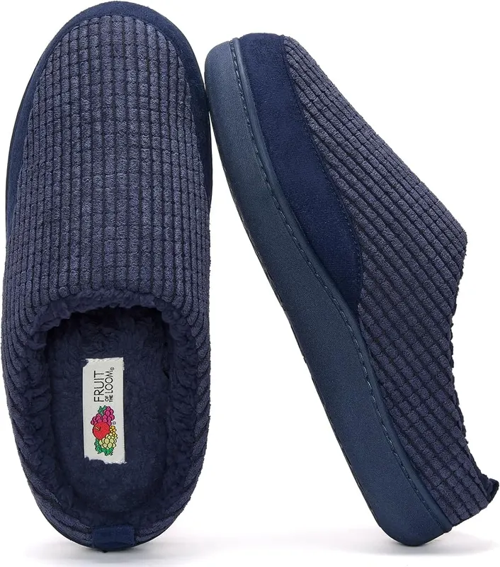 Fruit of the Loom Men’s Waffle Clog Slippers