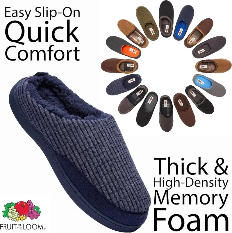 Fruit of the Loom Men’s Waffle Clog Slippers – product photo 2 of 7