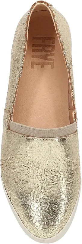 Frye Melanie Slip On Shoes – PREMIUM LEATHER women’s fashion sneakers with a simple