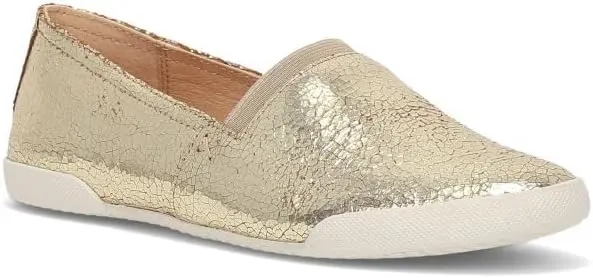 Frye Melanie Slip On Shoes – RUBBER OUTSOLE with white toe bumpers and contrast