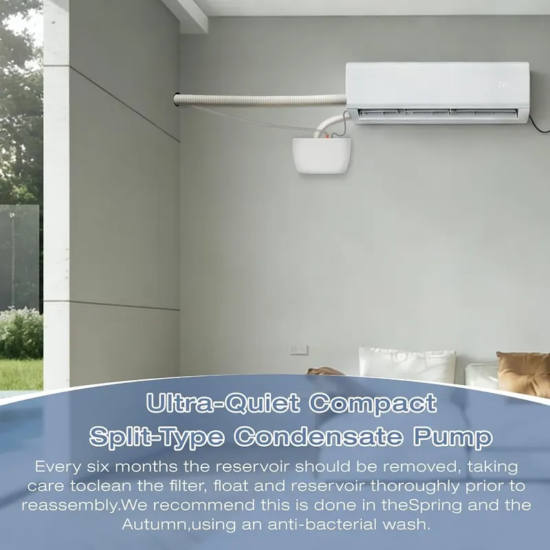 Ftzataz Mini Split Condensate Pump 100-240V – Automatic drainage system design