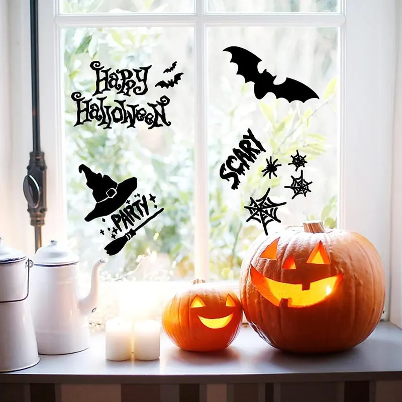 Fun Gift 21 Pcs Reusable Plastic Halloween Stencils – Made for painting on wood