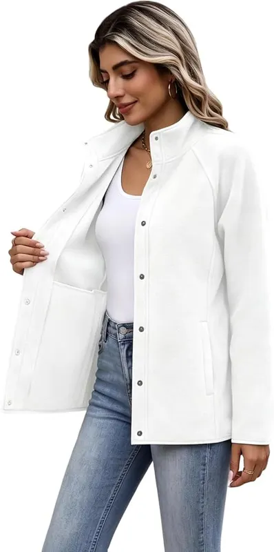 yakyamgi Fuzzy Jackets A011-white – product photo 2 of 6