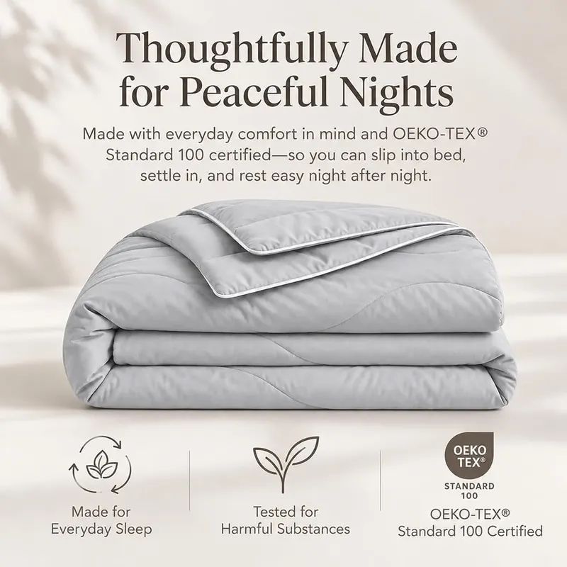 Fuzzysense Twin Comforter – All-season lightweight design