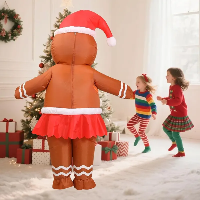 FWV Gingerbread Costume Kids – Blow up style candy cane character