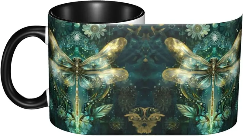 FyLybois Dragonfly Coffee Mug – Premium Ceramic with a Quality Feel