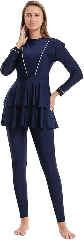 FYMNSI Modest Swimsuits – Full Coverage Swimming Dress Tops
