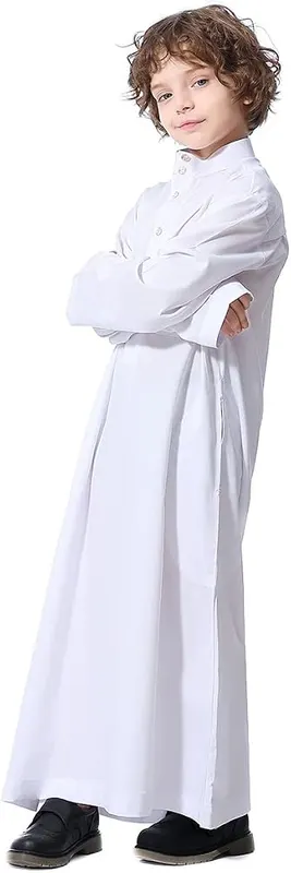 FYMNSI Muslim Clothes – Kids Boys Abaya Muslim Robes