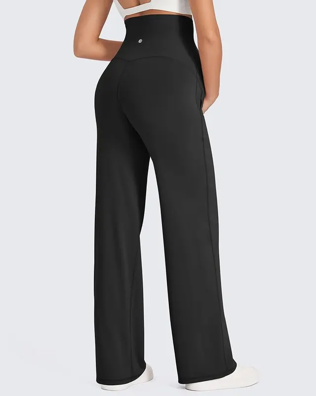 G4Free Maternity Pants Black – Wide leg, work-friendly drape