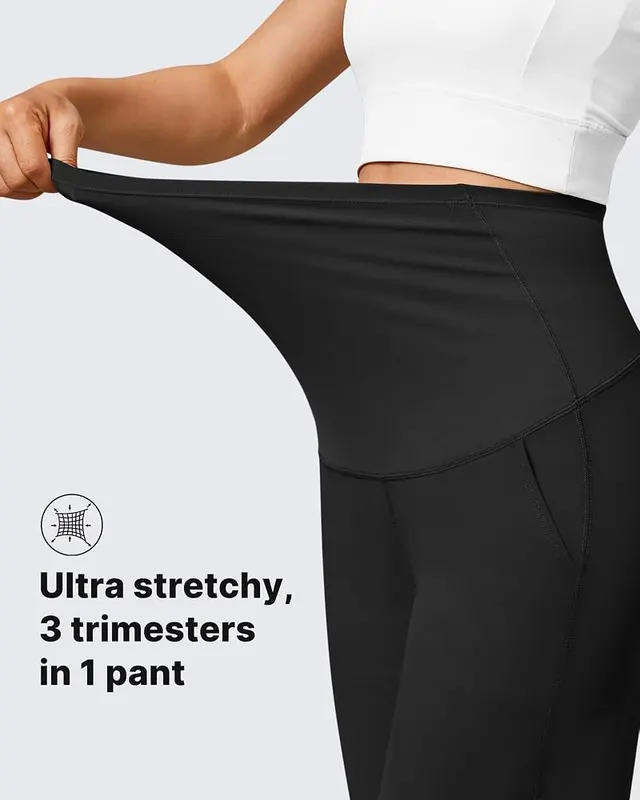 G4Free Maternity Pants Black – Regular inseam in XXL