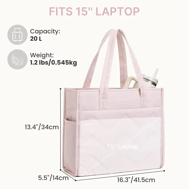 G4Free Tote Bag – Interior pocket for 40oz tumbler