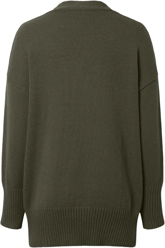 Gaexia Oversized Cardigan Sweaters – Versatile long cardigan style