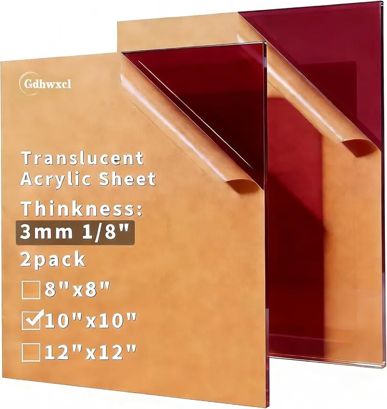 Gdhwxcl 1/8 Thick 10 x 10 inch Brown 10×10 inch in Brown