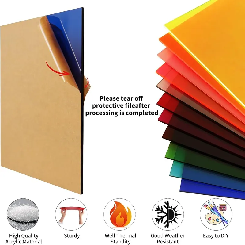 Gdhwxcl 1/8 Thick 10 x 10 inch Brown 10×10 inch – product photo 7 of 9