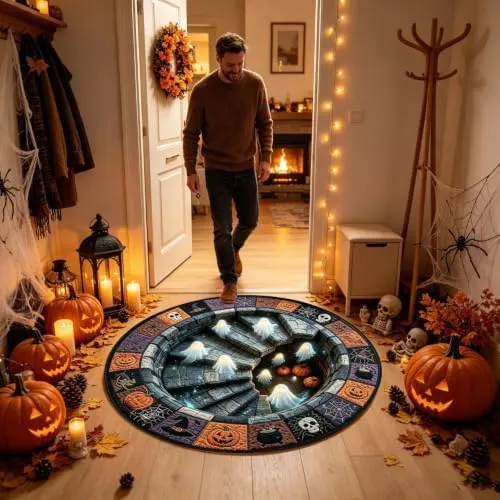 Generic 16 Inch Round Halloween Mat – product photo 7 of 8