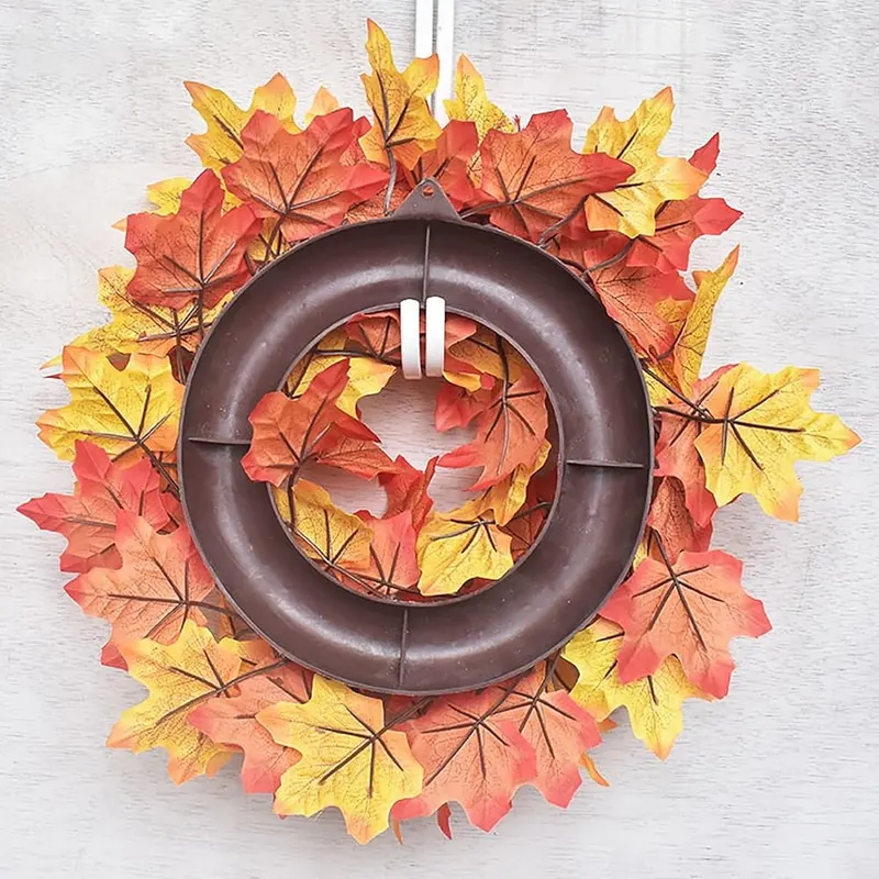 Generic 16 Inch Small Orange Pumpkins Maple – Pre shaped design ready to hang