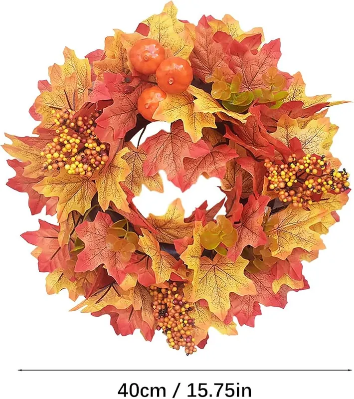 Generic 16 Inch Small Orange Pumpkins Maple – product photo 7 of 7
