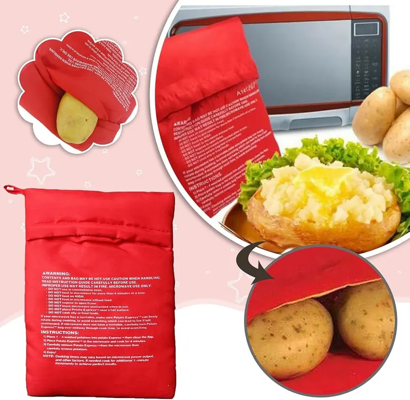Generic 2 Pack Microwave Potato Baking Bag – product photo 7 of 7