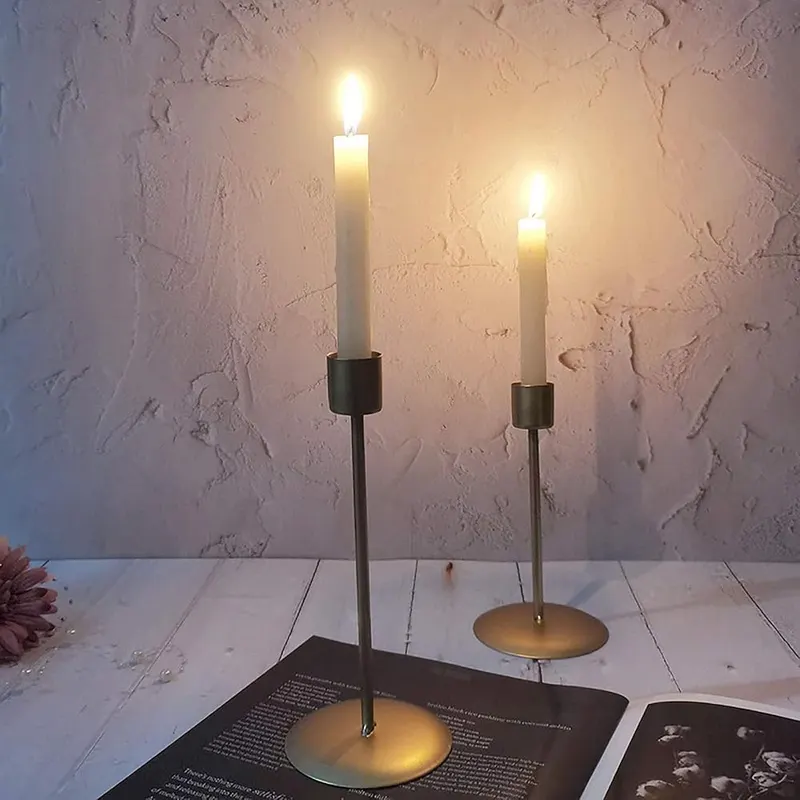 Generic 2 Pack Vintage Pillar Candle Holder – Classic vintage pillar design