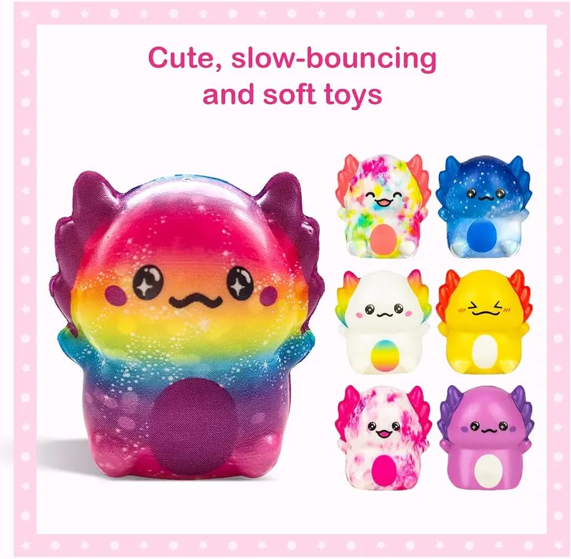Generic 24PC Axolotl Squishy Toys – Quality Material