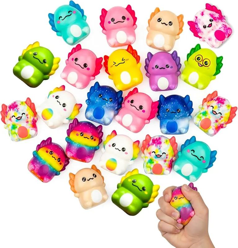 Generic 24PC Axolotl Squishy Toys – Multi-Purpose Use