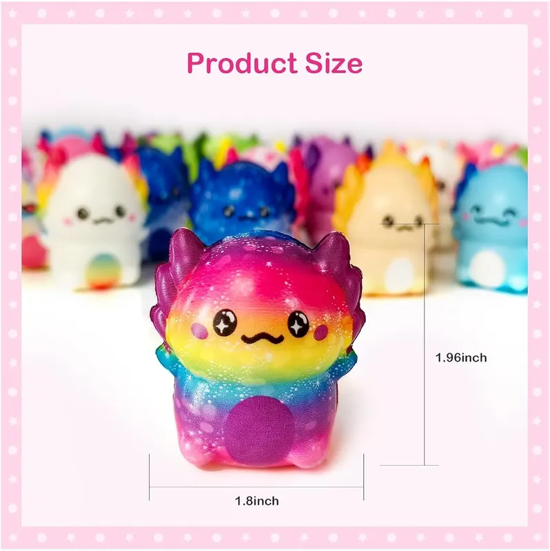 Generic 24PC Axolotl Squishy Toys – product photo 7 of 8