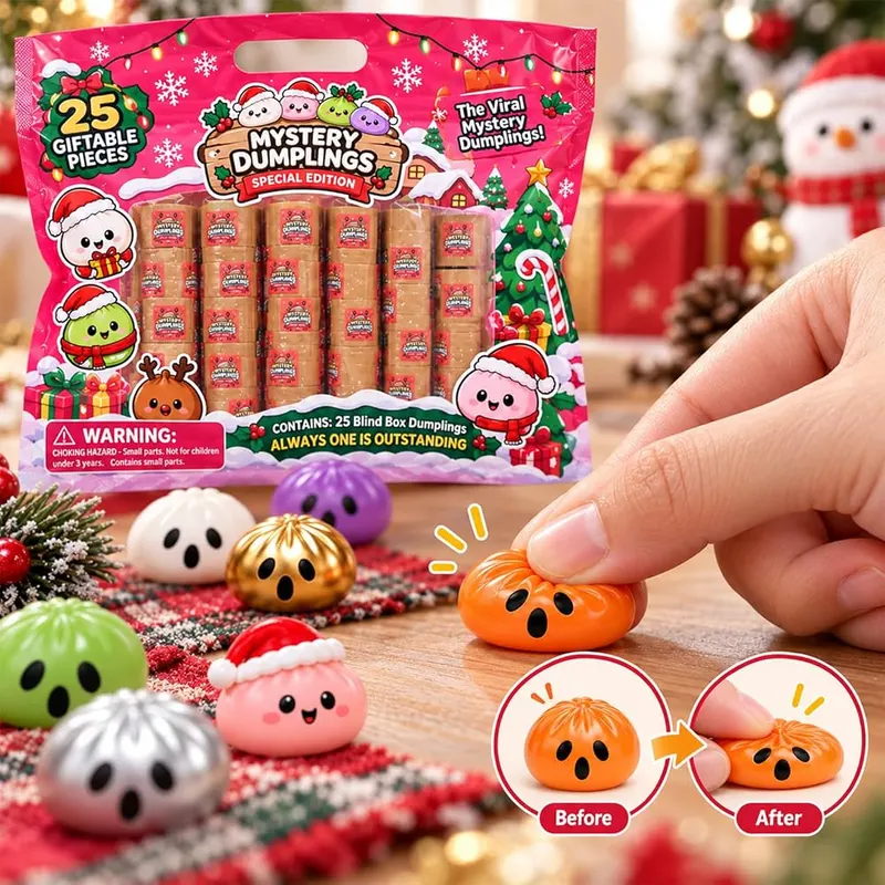 Generic 25Pcs Christmas Mini Squishy Advent Calenda – Fun for Collectors