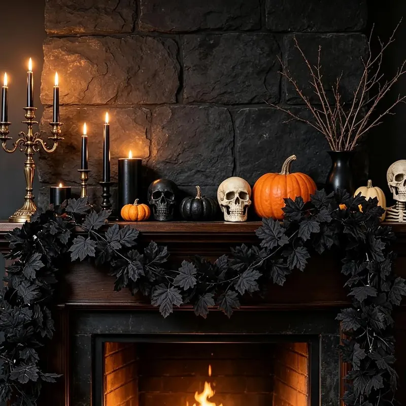 Generic 2Pack 5.9FT Artificial Autumn Halloween Garland – product photo 2 of 7