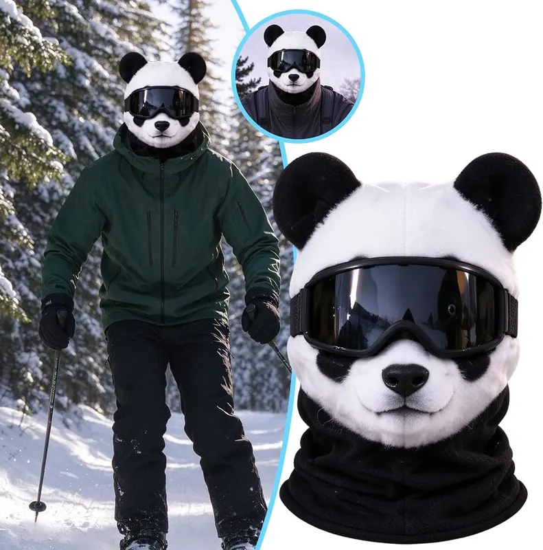 Generic 3D Animal Ears Balaclava Winding Windproof – Full face and neck coverage