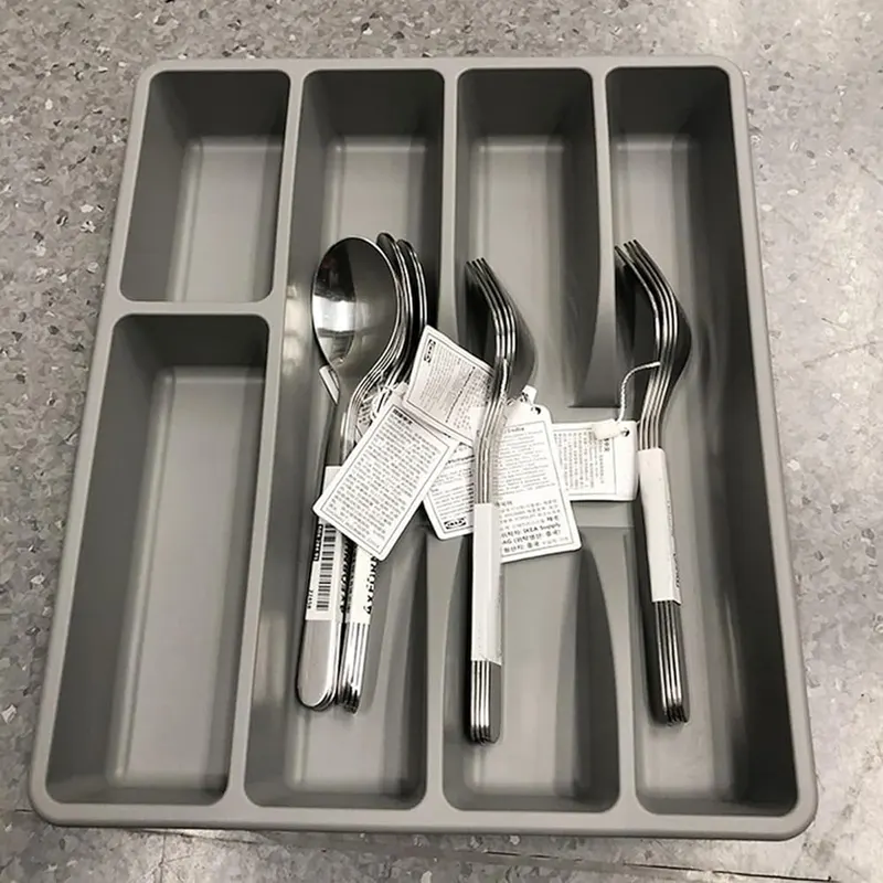 Generic 5-Compartment Plastic Silverware Organizer Tray – product photo 7 of 7
