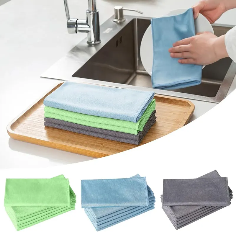 Generic 6 Pack Kitchen Towels Set – Blue color