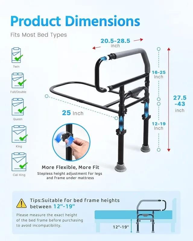Generic Bed Rail for Elderly Adults Safety – product photo 7 of 8