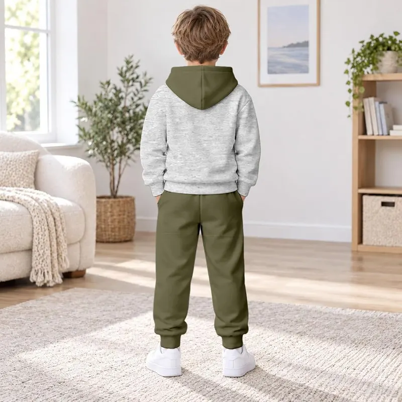 Generic Boys Clothes Dinosaur Print Long Sleeve – Easy Pull-On Design