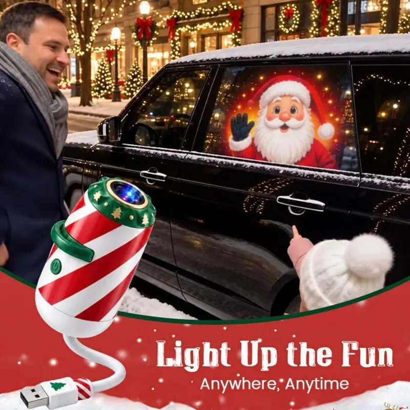 Generic Car Window Christmas Projector USB Plug – Convenient USB power source