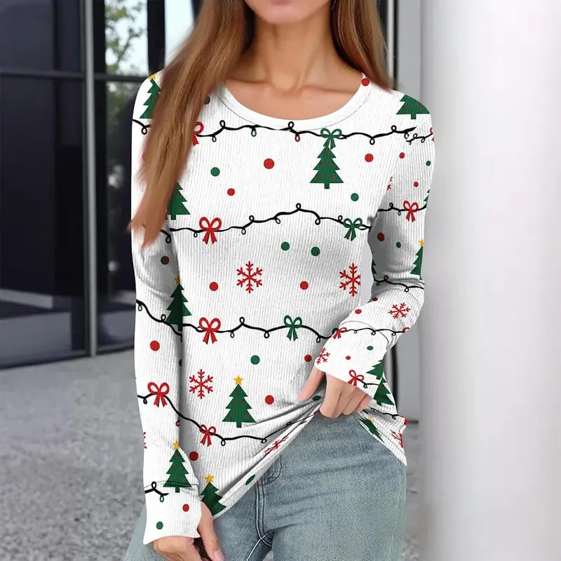 Generic Christmas Blouses D05 Army Green – product photo 2 of 4