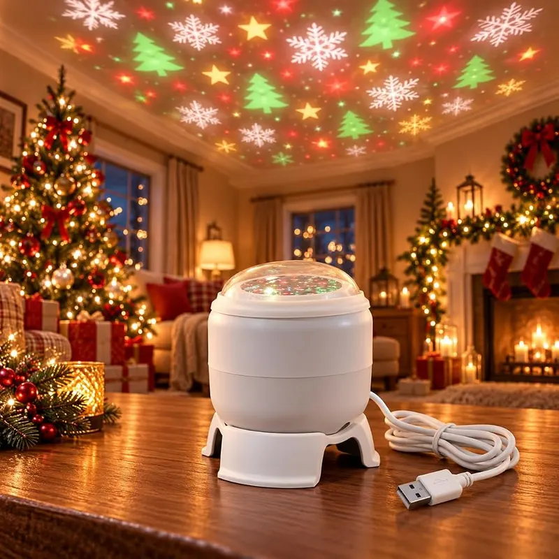 Generic Christmas Projector Lights Indoor – Convenient USB powered design