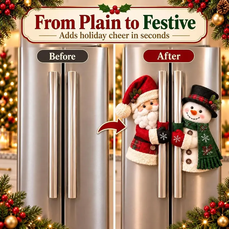 Generic Christmas Santa & Snowman Handle Huggers – product photo 8 of 8