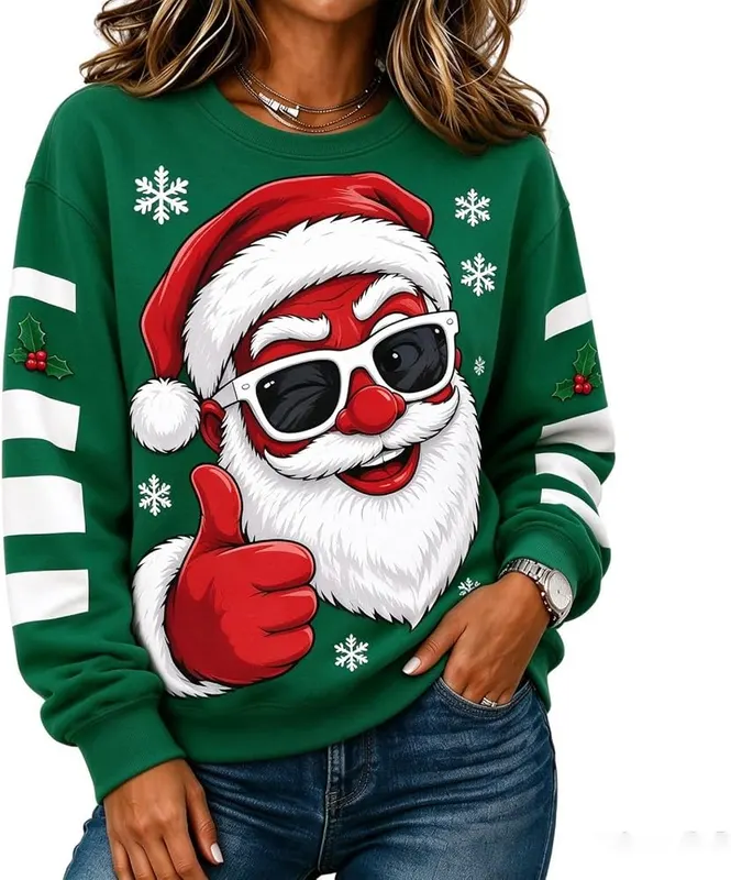Generic Christmas Shirts A003green Large – Material